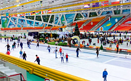 Ледовый Дворец «Алау» (Астана, Казахстан).