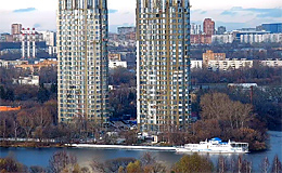 Строительство жилкомплекса Level Стрешнево (Москва)