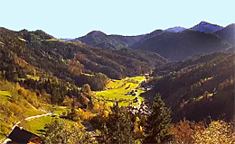 Железники. Панорама долины (Словения)