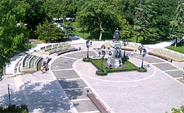 Веб камера Симферополь. Екатерининский сад (Крым)