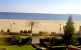 Солнечный берег. Пляж и набережная у отеля «Bellevue Ноtel» (Болгария)