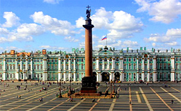 Веб камера Санкт-Петербург. Дворцовая площадь, Эрмитаж