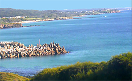 Нарума, Панорама побережья (Австралия).