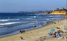 Дель Мар, Пляж Del Mar Beach (Калифорния, США)