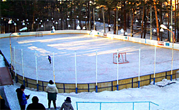 Бийск. Хоккейное поле Бийского лицея (Алтайский край)
