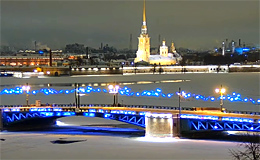 Санкт-Петербург. Нева, Дворцовый мост