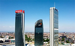 Милан. Небоскребы PwC Tower, Generali Tower, Allianz Tower (Италия)