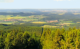 Чешский-Крумлов. Гора Клеть (Чехия)