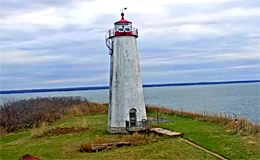 Гилфорд. Маяк Faulkner’s Island Lighthouse (США)