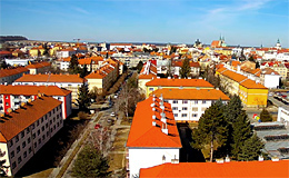 Кромержиж. Панорама города (Чехия)