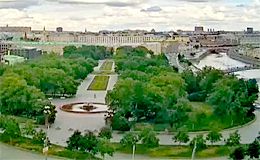 Москва. Болотная площадь, Репинский парк